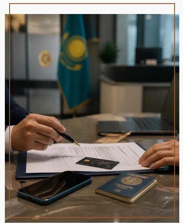 Открытие счета и банковской карты в Казахстане в Новоуральске
